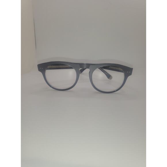 Retrosuperfuture Non-Prescription Gray Eyeglasses Round Small Clear Frame - Picture 8 of 8